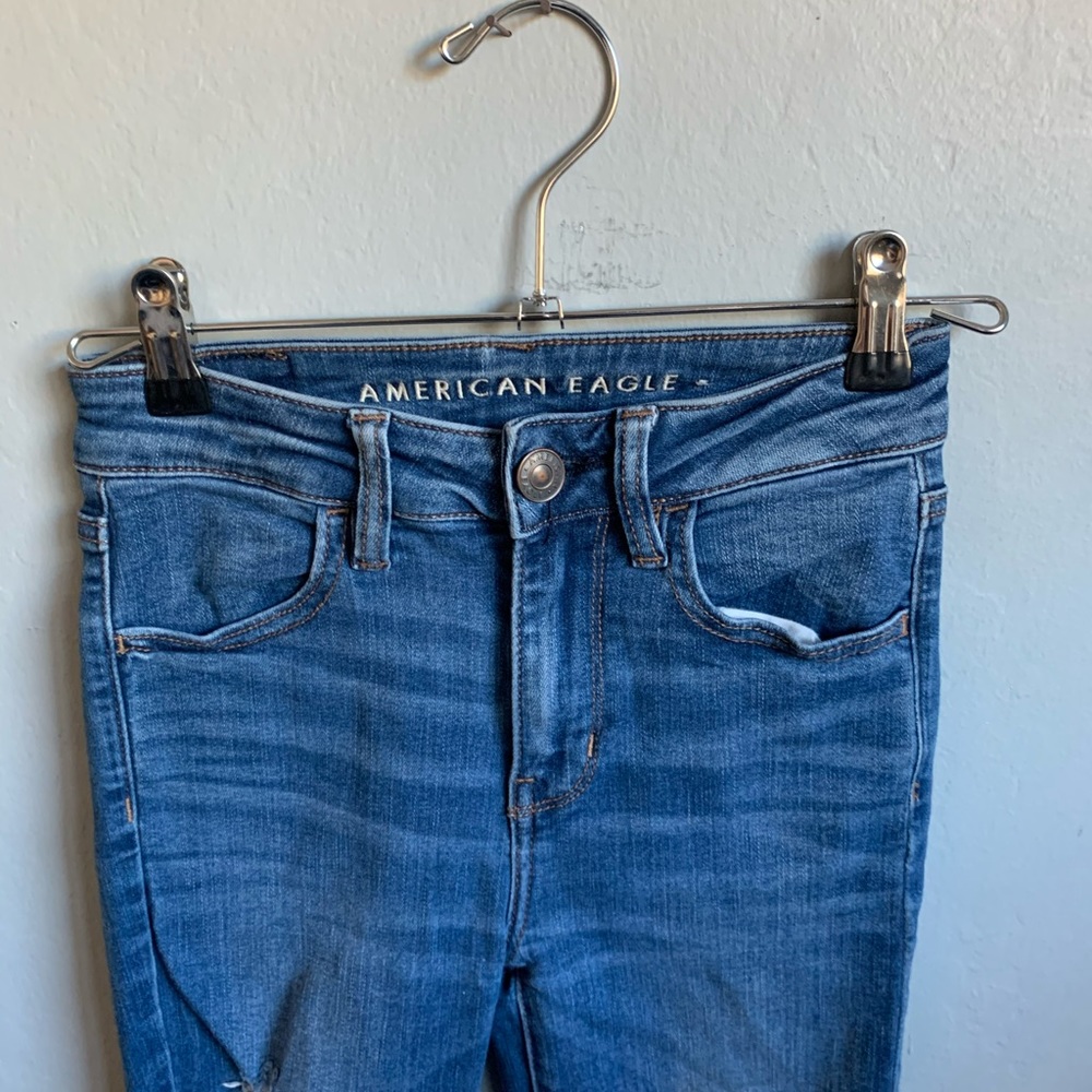 American Eagle size 0 regular next level stretch - Picture 4 of 6